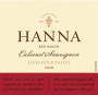 Hanna Red Ranch Cabernet Sauvignon 2010 Front Label