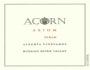 ACORN Winery Alegria Vineyards Axiom Syrah 2005 Front Label