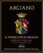 Argiano Toscana Il Duemilatre di Argiano 2003 Front Label