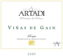 Artadi Vinas de Gain Blanco 2005 Front Label