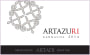 Artazu Artazuri Blanco 2014 Front Label