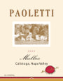 Paoletti Malbec 2009  Front Label