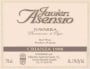 Javier Asensio Crianza 1998 Front Label