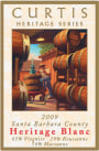 Curtis Heritage Blanc 2009 Front Label