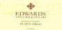 Edwards Vineyard and Cellars Petite Sirah 2005  Front Label