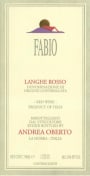 Andrea Oberto Fabio Langhe Rosso 2007 Front Label