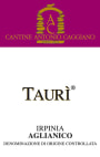 Cantine Caggiano Irpinia Tauri Aglianico 2014 Front Label