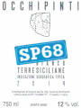 Arianna Occhipinti SP68 Terre Siciliane Bianco 2014 Front Label