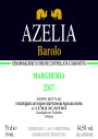 Azelia Barolo Margheria 2007 Front Label