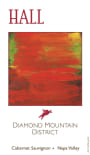 Hall Diamond Mountain District Cabernet Sauvignon 2014 Front Label