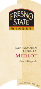 Fresno State Winery San Joaquin County Merlot 2012  Front Label