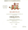 Brezza Barolo Bricco Sarmassa 2008 Front Label