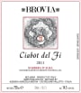 Brovia Ciabot del Fi Barbera d'Alba 2011 Front Label