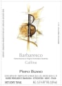 Piero Busso Gallina Barbaresco 2011 Front Label