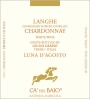 Ca' del Baio Luna d'Agosto Chardonnay 2015 Front Label