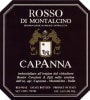 Capanna Rosso di Montalcino 2012 Front Label