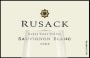 Rusack Sauvignon Blanc 2008 Front Label