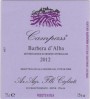 Cigliuti Campass Barbera d'Alba 2012 Front Label