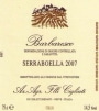 Cigliuti Barbaresco Serraboella 2007 Front Label