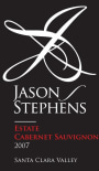 Jason-Stephens Estate Cabernet Sauvignon 2007  Front Label