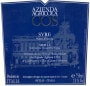 COS Syre Nero d'Avola 2005 Front Label