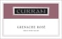 Curran Grenache Rose 2010 Front Label