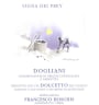 Francesco Boschis  Dolcetto di Dogliani Vigna dei Prey 2013 Front Label