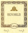 Gini Renobilis 2001 Front Label