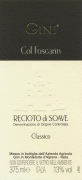 Gini Col Foscarin Recioto di Soave Classico 2004 Front Label