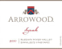 Arrowood Saralee's Vineyard Syrah 2010 Front Label
