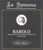 La Spinona Sori Gepin Barolo 2007 Front Label