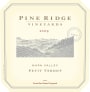 Pine Ridge Petit Verdot 2009 Front Label
