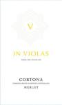 Poliziano Cortona 'In Violas' Merlot 2010 Front Label
