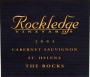 Rockledge Vineyards The Rocks Cabernet Sauvignon 2003 Front Label