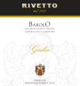 Rivetto Giulin Barolo 2005 Front Label