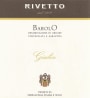 Rivetto Giulin Barolo 2004 Front Label