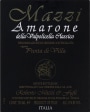 Mazzi Amarone Della Valpolicella Classico Punta Di Villa 2010 Front Label