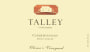 Talley Olivers Vineyard Chardonnay 2003 Front Label
