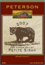 Peterson Petite Sirah 2007 Front Label