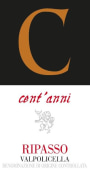 Cent'Anni Vineyards Valpolicella Ripasso Cent'Anni 2012 Front Label