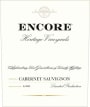 Encore Heritage Vineyards Encore Cabernet Sauvignon 2015  Front Label