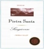 Pietra Santa Sangiovese 2004 Front Label