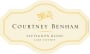 Courtney Benham Sauvignon Blanc 2012  Front Label