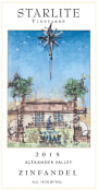 Starlite Vineyards Alexander Valley Zinfandel 2015  Front Label