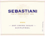 Sebastiani Dry Creek Valley Zinfandel 2004  Front Label