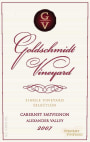 Goldschmidt Vineyard Vyborny Vineyard Cabernet Sauvignon 2007  Front Label