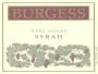 Burgess Syrah 2003 Front Label