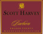 Scott Harvey Mountain Selection Barbera 2010  Front Label
