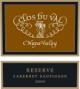 Clos du Val Reserve Cabernet Sauvignon 2004 Front Label