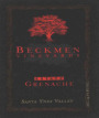 Beckmen Estate Grenache 2006 Front Label